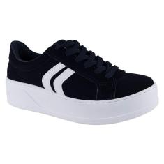 Imagem de TÊNIS VIA MARTE FEMININO FLATFORM CASUAL PRETO-Feminino