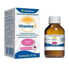 Imagem de Vitamina D 500Oui Solução Eurofarma 10Ml