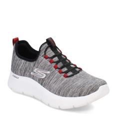 Imagem de Skechers Tênis masculino Gowalk Flex-Atlético sem cadarço casual com espuma resfriada a ar, Branco/preto 2, 16