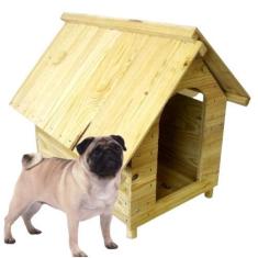 Imagem de Casa cachorro pet madeira 57x55 casinha cachorro porte médio