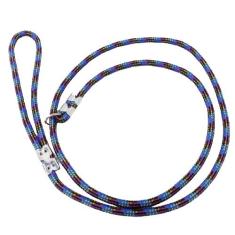 Imagem de Guia Para Cães em Corda Ajustável 10mm x 1m Azul/Preto