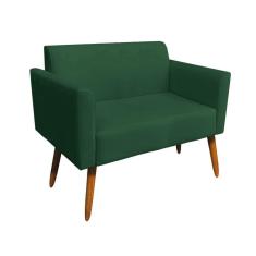 Imagem de Namoradeira Marisa Suede Pés Palito Castanho Verde