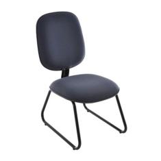 Imagem de Poltrona Diretor Sem Braços Base Fixa Trapézio Linha Uno - Design Offi