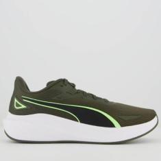 Imagem de Tênis Puma Skyrocket Verde e Branco-Masculino
