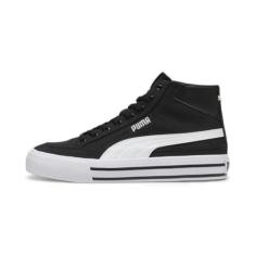 Imagem de PUMA Tênis masculino Court Classic Vulc Mid, Preto/branco, 40