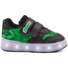 Imagem de Tenis Homem Aranha Hulk Com Luzes Led Infantil Menino-Masculino