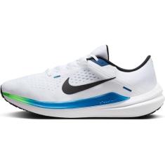 Imagem de Nike Tênis de corrida masculino Winflo 10 (DV4022-103, branco/azul estrela/verde greve/preto), Branco/azul estrela/greve verde/preto, 41