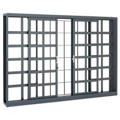 Imagem de Janela de Correr Metal Aço 1,00x2,00m Sasazaki