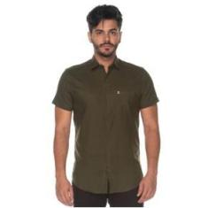 Imagem de Camisa Social Masculina Teodoro Slim Fit Flamé Lisa Casual