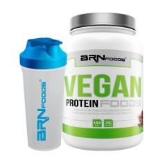 Imagem de Kit - Whey Protein Vegan Protein 500g + Coqueteleira - BRN Foods-Unissex