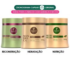 Imagem de Cronograma Capilar 500g Bananeira Mandioca Murumuru Haskell