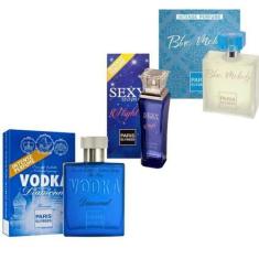 Imagem de Perfume Blue Melody+Sexy Woman Night+Vodka Diamond C3 Uni - Paris Elys