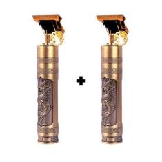 Imagem de 2 Maquininhas Retro Corte Afiado Dragão Barba Bivolt - GENZO, Bivolt