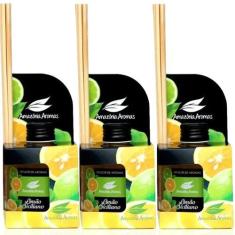 Imagem de Kit 3 Aromatizador Perfume De Ambiente Difusor De Aroma Limão Sicilian