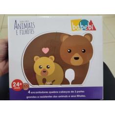 Imagem de Quebra cabeça animais e filhotes - Babebi