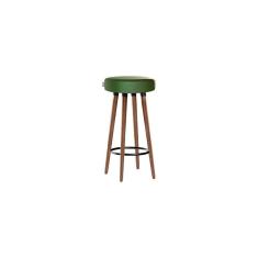 Imagem de Banqueta Moderna Alta Roma Slim Verde 70cm