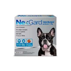 Imagem de Antipulgas e Carrapatos Merial NexGard para Cães de 4,1 a 10kg - 1 Comprimido
