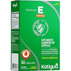 Imagem de KATIGUÁ Vitamina E Sem Sabor Katiguá 30 Cápsulas De 500Mg Verde