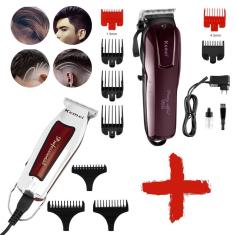 Imagem de Combo Maquina Corte Kemei Profissional 2600 Acabamento 9163