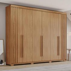 Imagem de Guarda-Roupa Casal 6 Portas 4 Gavetas Norton - Henn