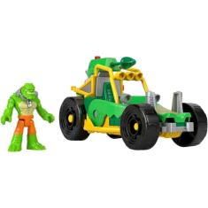 Imagem de Boneco Killer Croc e Carro De Ação Imaginext Mattel HML05