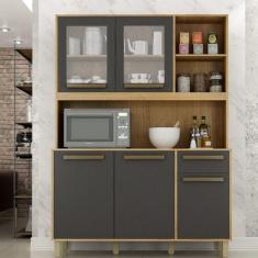 Imagem de Armário de Cozinha 5 Portas 1 Gaveta Rubi Valdemóveis