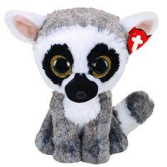 Imagem de Pelúcia Beanie Boos Lemure Linus com Olhinhos de Glitter
