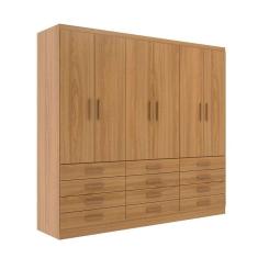 Imagem de guarda-roupa casal new monaco 6 pt 12 gv cinamomo