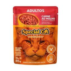 Imagem de Ração Úmida Special Cat Ultralife Para Gatos Adultos Sabor Carne Ao Mo