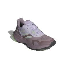 Imagem de adidas Tênis feminino Terrex Soulstride, Figo pré-amado/jade cristal/faísca semi verde, 36