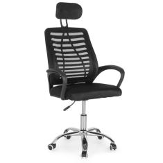 Imagem de Cadeira De Escritório Giratória Regulagem De Altura Em Tecido Pro - Preto