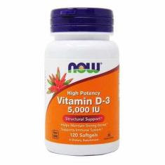 Imagem de Vitamina D-3 - Now Foods (5.000 Iu)