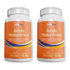 Imagem de Kit 2Un Ácido Hialurônico Capsulas 157Mg Vitamina C Linhahum