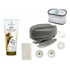 Imagem de Kit Massageador Elétrico 220v + Hidratante Sebo de Carneiro - Aoyama