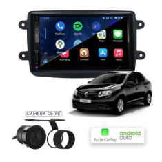 Imagem de Multimídia MP10 CarPlay e Android Auto Renault Logan com Tv - First Op