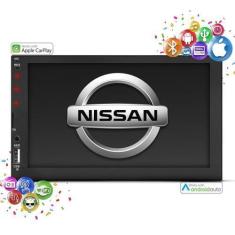 Imagem de Central Multimidia 2 Din Mp5 Carplay Android Auto Wifi Nissan - First 