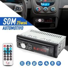 Imagem de Rádio Com Tela 1 Din Golf 2004 2005 2006 2007 2008 2009 Bluetooth USB 