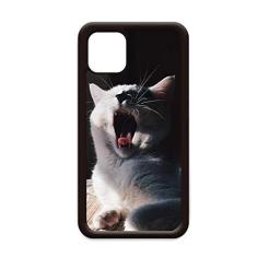 Imagem de Capa com fotografia de gato de bocejar animal para iPhone 11 Pro Max para Apple Mobile Case