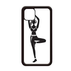 Imagem de Capa Yoga Girl Stand Keep Outline para iPhone 12 Pro Max para Apple Mini Mobile Case Shell