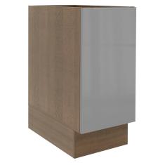Imagem de Balcão Madesa Lux 35 Cm 1 Porta Rustic/cinza