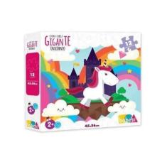 Imagem de Quebra Cabeça Gigante Unicórnio Babebi