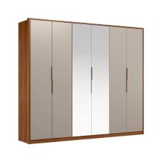 Imagem de Guarda-Roupas Casal com Espelhos 6 Portas Multimóveis CR35229