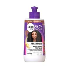Imagem de Creme Para Pentear Salon Line Sos Cachos Super Óleos Nutrição Profunda