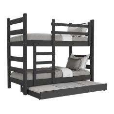 Imagem de Treliche Vira 2Camas Colchões Dubai Multimóveis Cr35107Preto