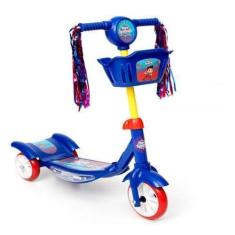 Imagem de Patinete Infantil Turma Da Aventura Azul Com Led Unitoys