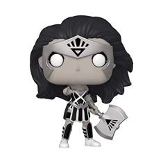 Imagem de Funko Pop! Heroes: Wonder Woman 80th Anniversary - Lanterna negra que brilha no escuro Mulher Maravilha, exclusivo da Amazon, 3,75 polegadas