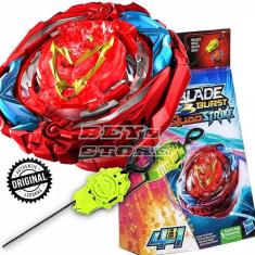 Imagem de Beyblade Zeal Achilles Lançador Hasbro QuadStrike