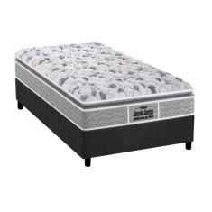 Imagem de Cama Box Solteiro: Colchão Espuma Probel D45/EP Anatômico Firmepedic Guarda Costas Próextreme Plus + Base CRC Suede Gray(88x188)