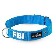 Imagem de Coleira Premium Fbi Cachorro Pet Gato - Viva Petz