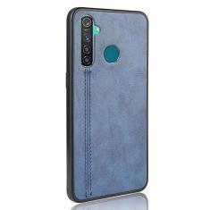 Imagem de Capa para celular Oppo Realme 5S Proteção robusta 360° Capa de couro liso para Oppo Realme 5S